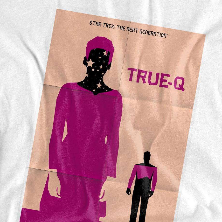 Star Trek Star Trek The Next Generation Stagione 6 Episodio 6 True-Q T-Shirt Maniche Lunghe  