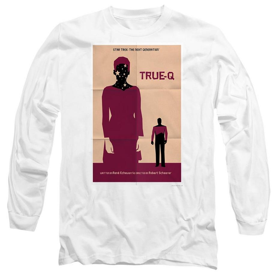 Star Trek Star Trek The Next Generation Stagione 6 Episodio 6 True-Q T-Shirt Maniche Lunghe  