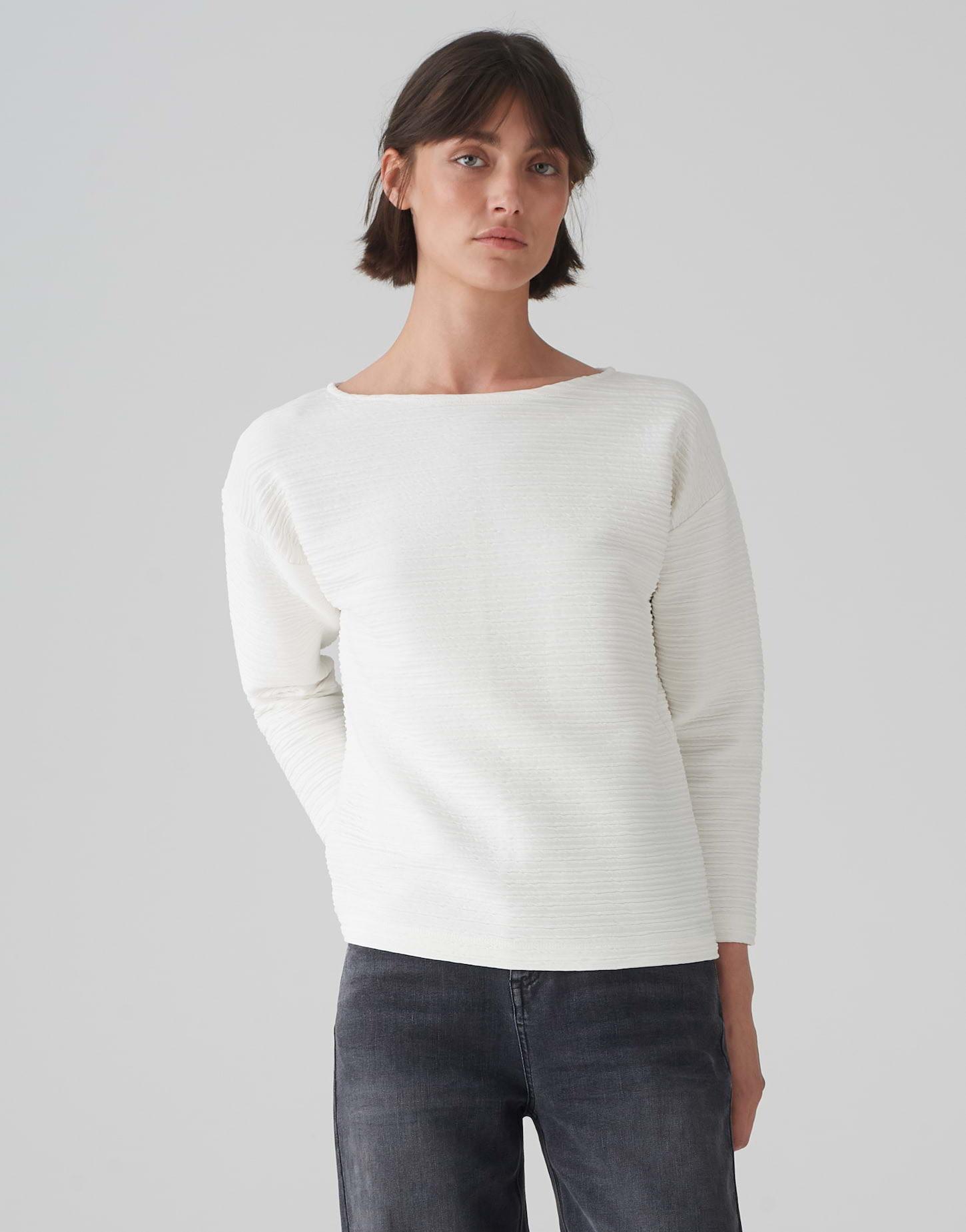 OPUS  Sweat Gottoman Silhouette boxy 