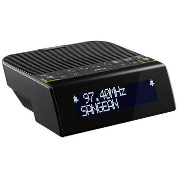 Sangean Black DAB+FM-RDSBluetooth Digital Tuning Clock Radio