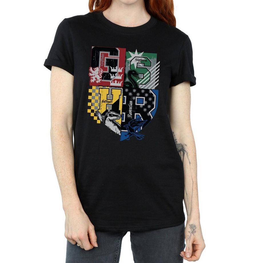 Harry Potter T-Shirt Blason des Maisons Poudlard  