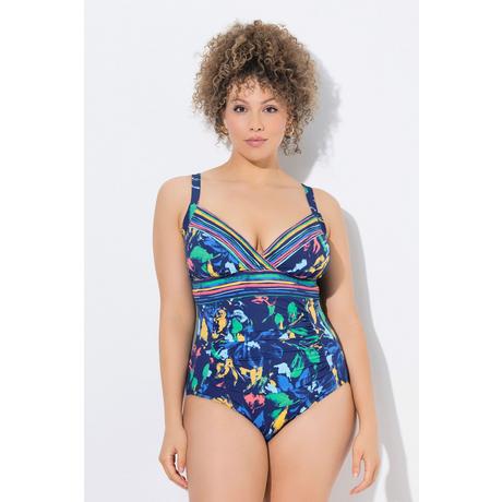 Ulla Popken Maillot de bain bonnets souples décolleté V Powermesh  