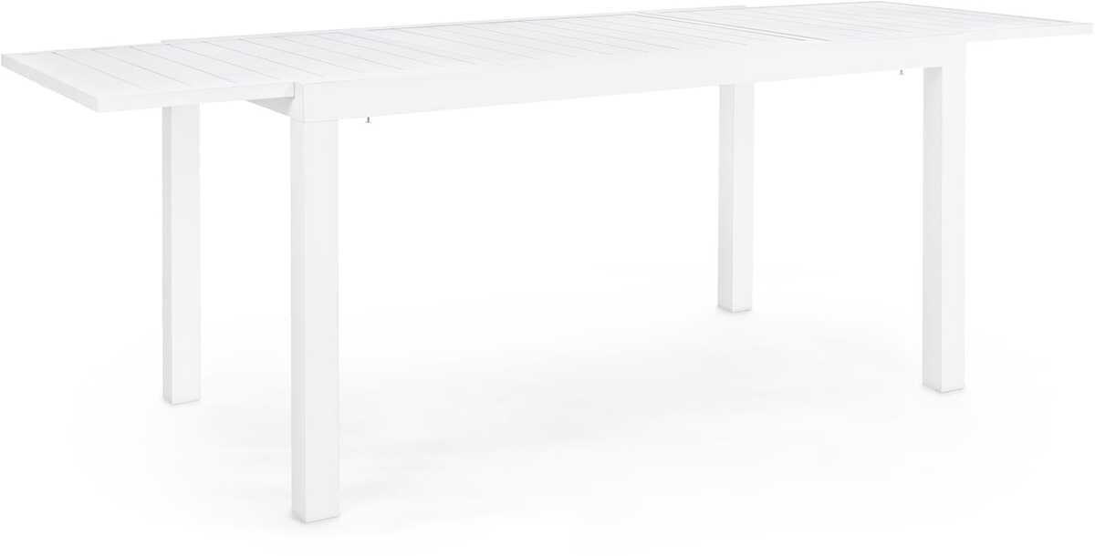 mutoni Table de jardin Hilde extensible 140-210x77 LD30 blanc  