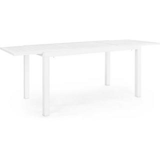 mutoni Table de jardin Hilde extensible 140-210x77 LD30 blanc  