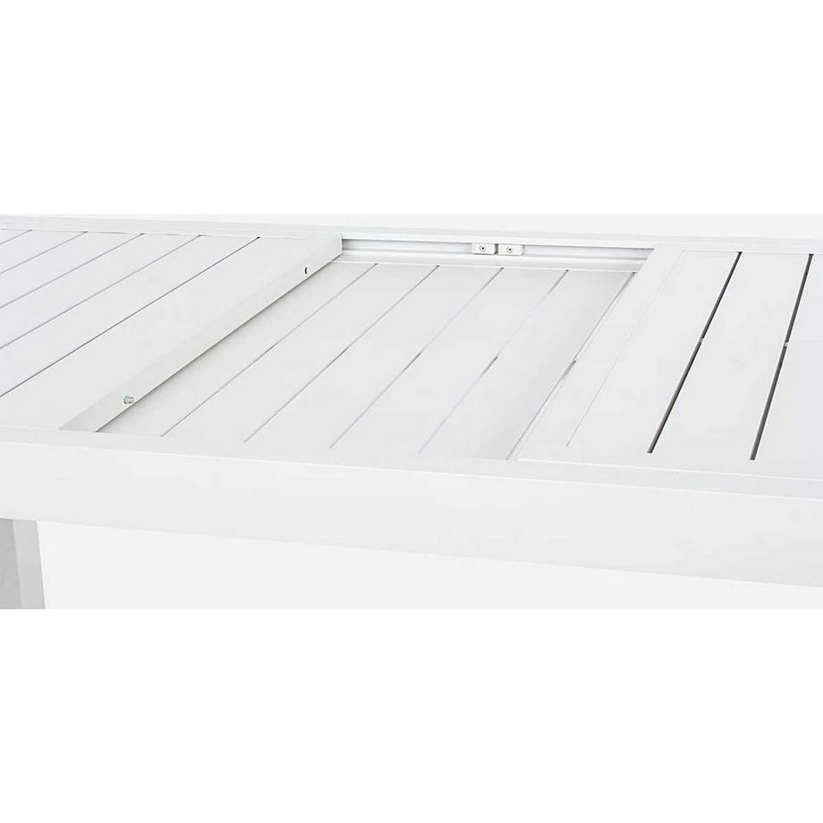 mutoni Gartentisch Hilde ausziehbar 140-210x77 LD30 weiss  