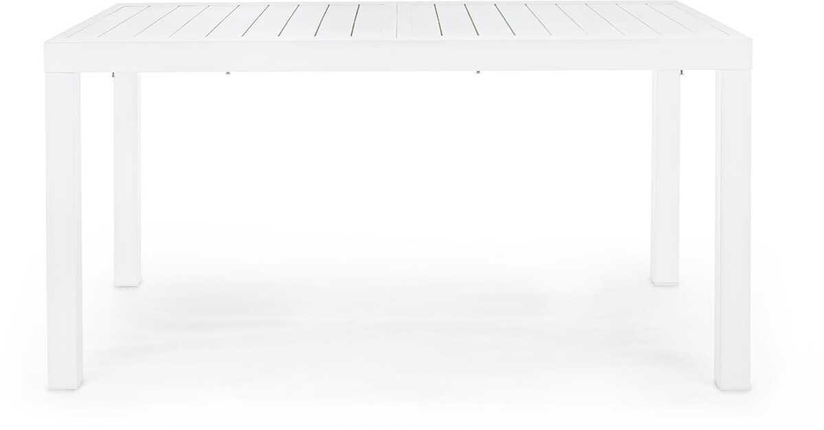 mutoni Table de jardin Hilde extensible 140-210x77 LD30 blanc  