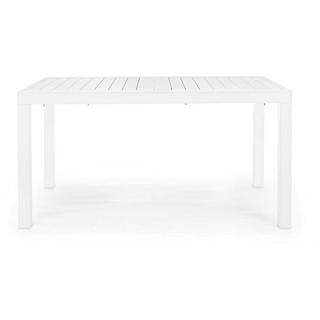 mutoni Table de jardin Hilde extensible 140-210x77 LD30 blanc  