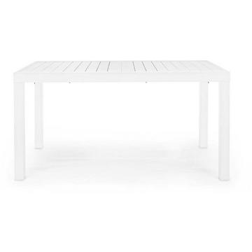 Table de jardin Hilde extensible 140-210x77 LD30 blanc