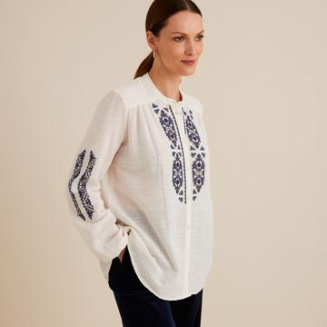 Blouse brodée