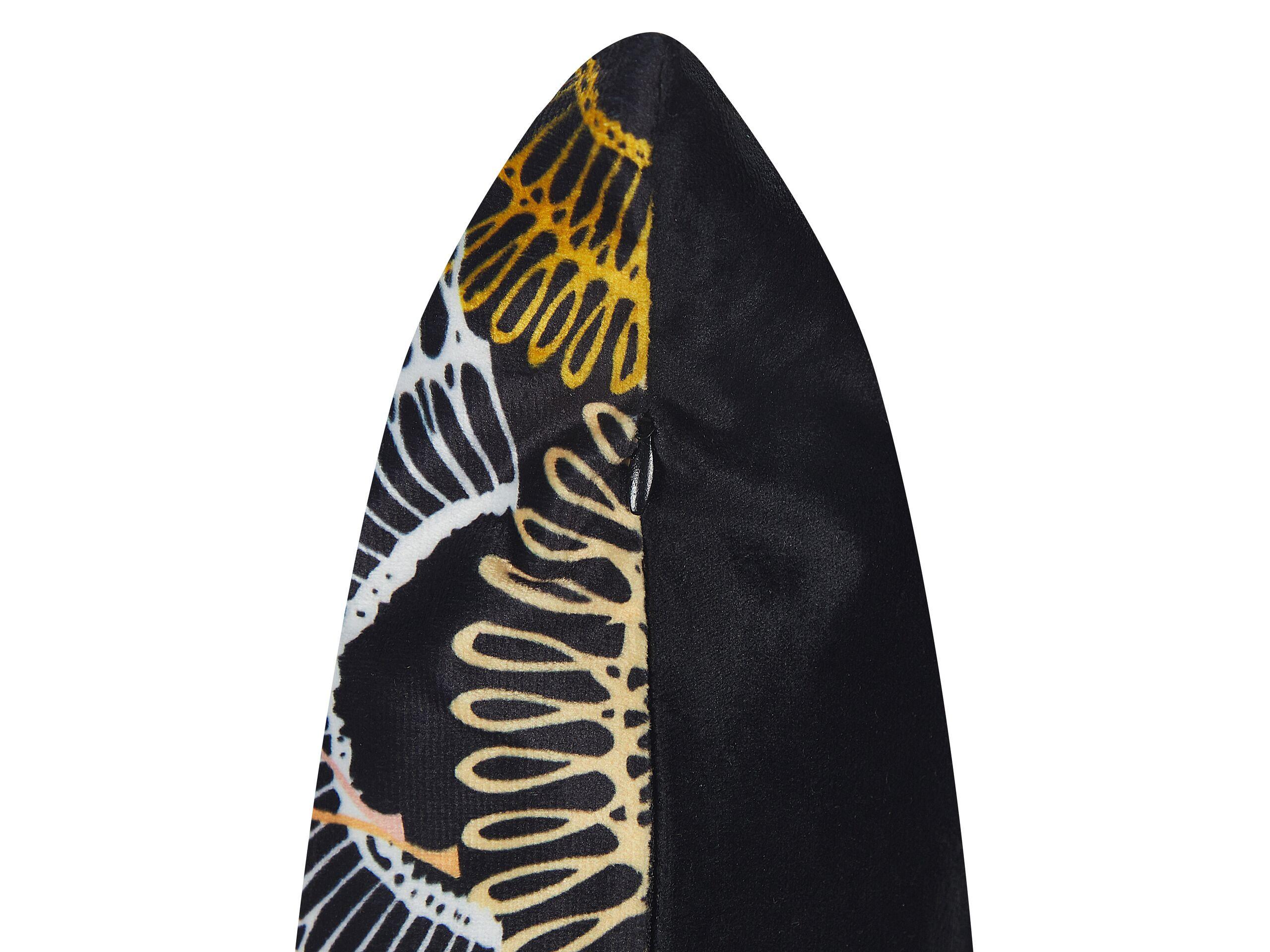 Beliani Lot de 2 coussins décoratifs en Velours Moderne LAGURUS  