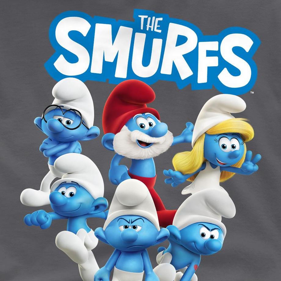 Les Stroumpfs T-Shirt à Imprimé Graphique  