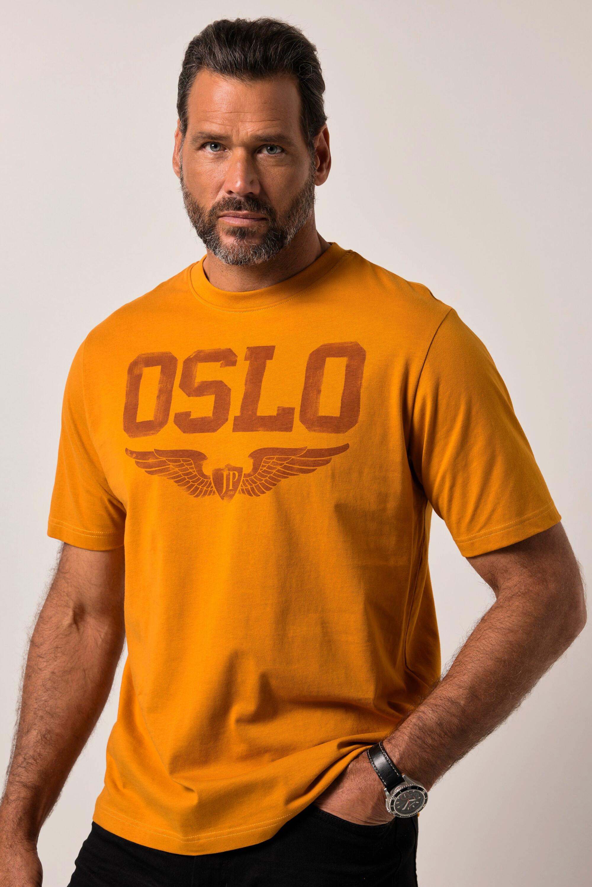 JP1880 Kurzarm T-Shirt mit Brustprint  