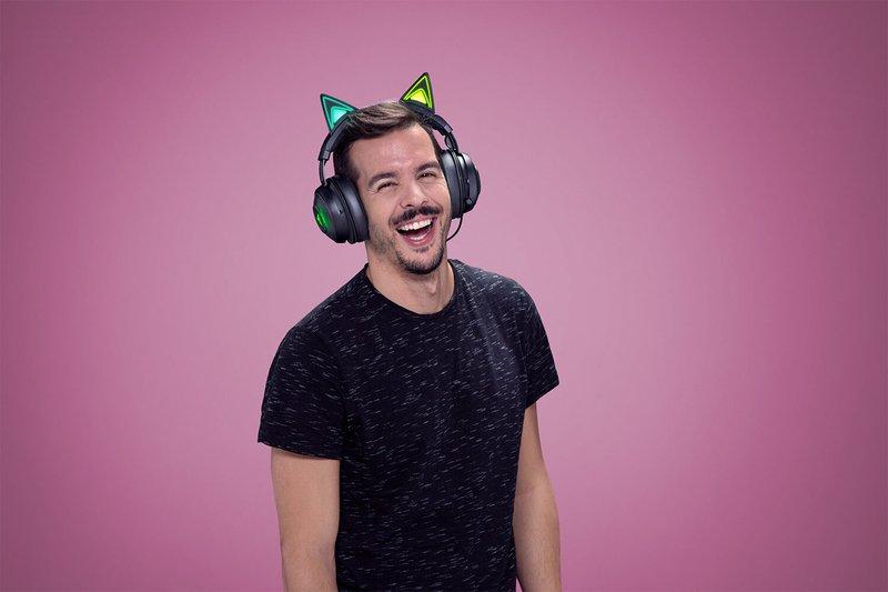 RAZER  Razer Kraken Kitty Edition Casque Avec fil Arceau Jouer Noir, Vert 