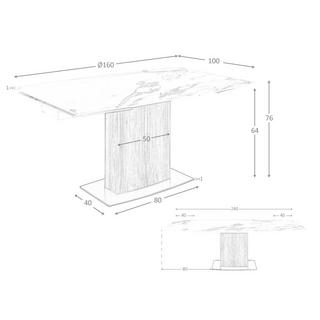 ANGEL CERDA Tavolo da pranzo allungabile barile ovale marmo porcellanato e noce  