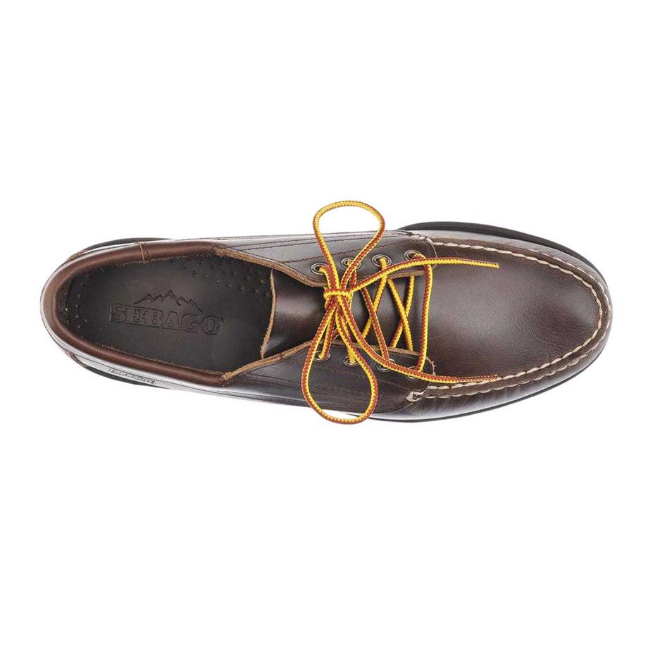 Sebago Scarpe Da Barca in Pelle Cerata  