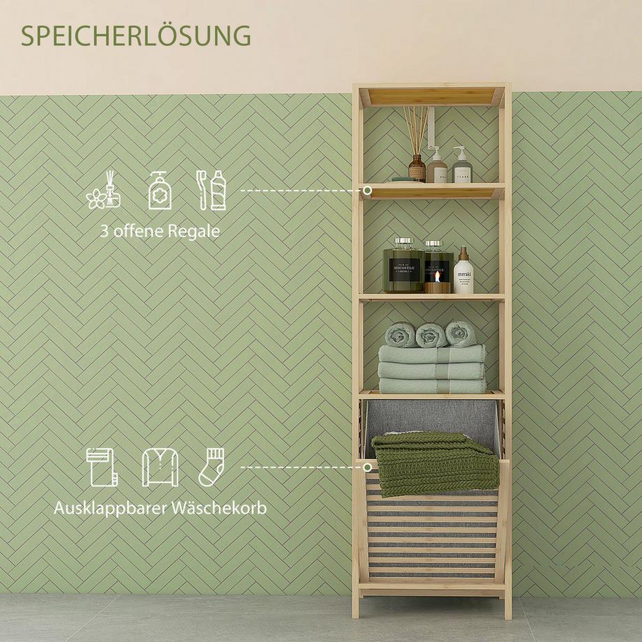 HOMCOM Badezimmerregal  