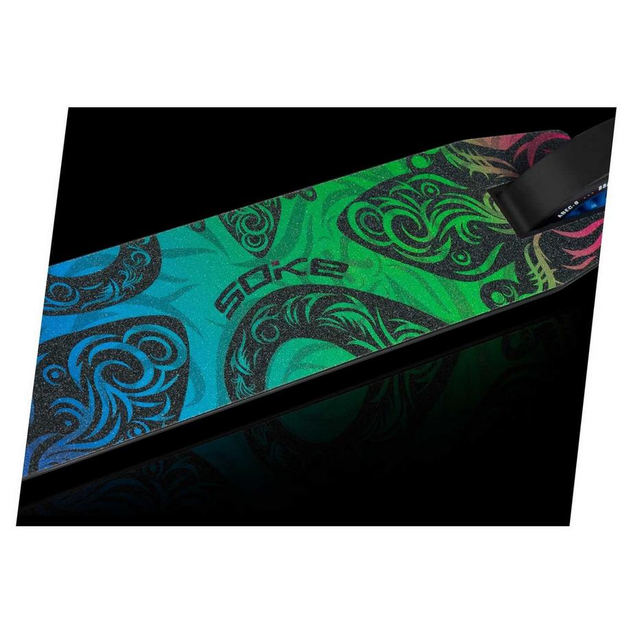 B2X  Monopattino SOKE EVO Street Nero Arcobaleno 