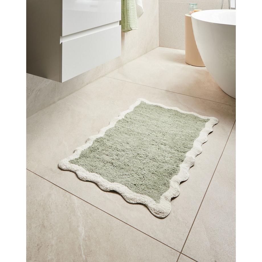 Beliani Tapis de bain en Coton  NANGAL  