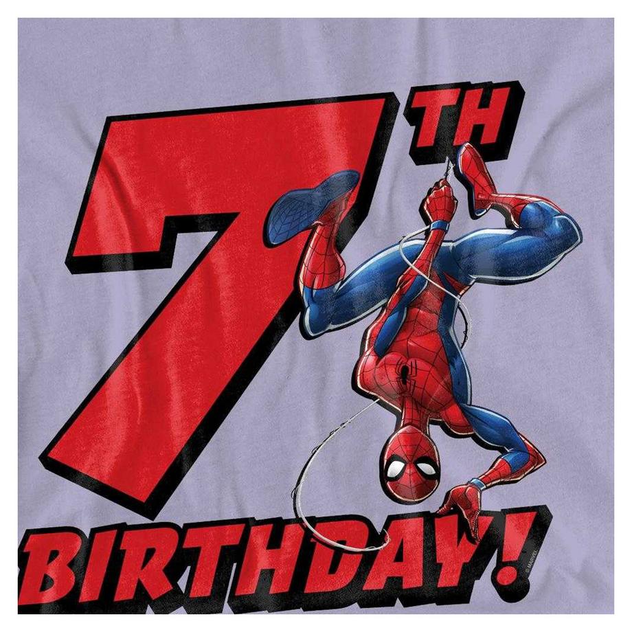 Spider-Man  Maglietta 7° Compleanno 