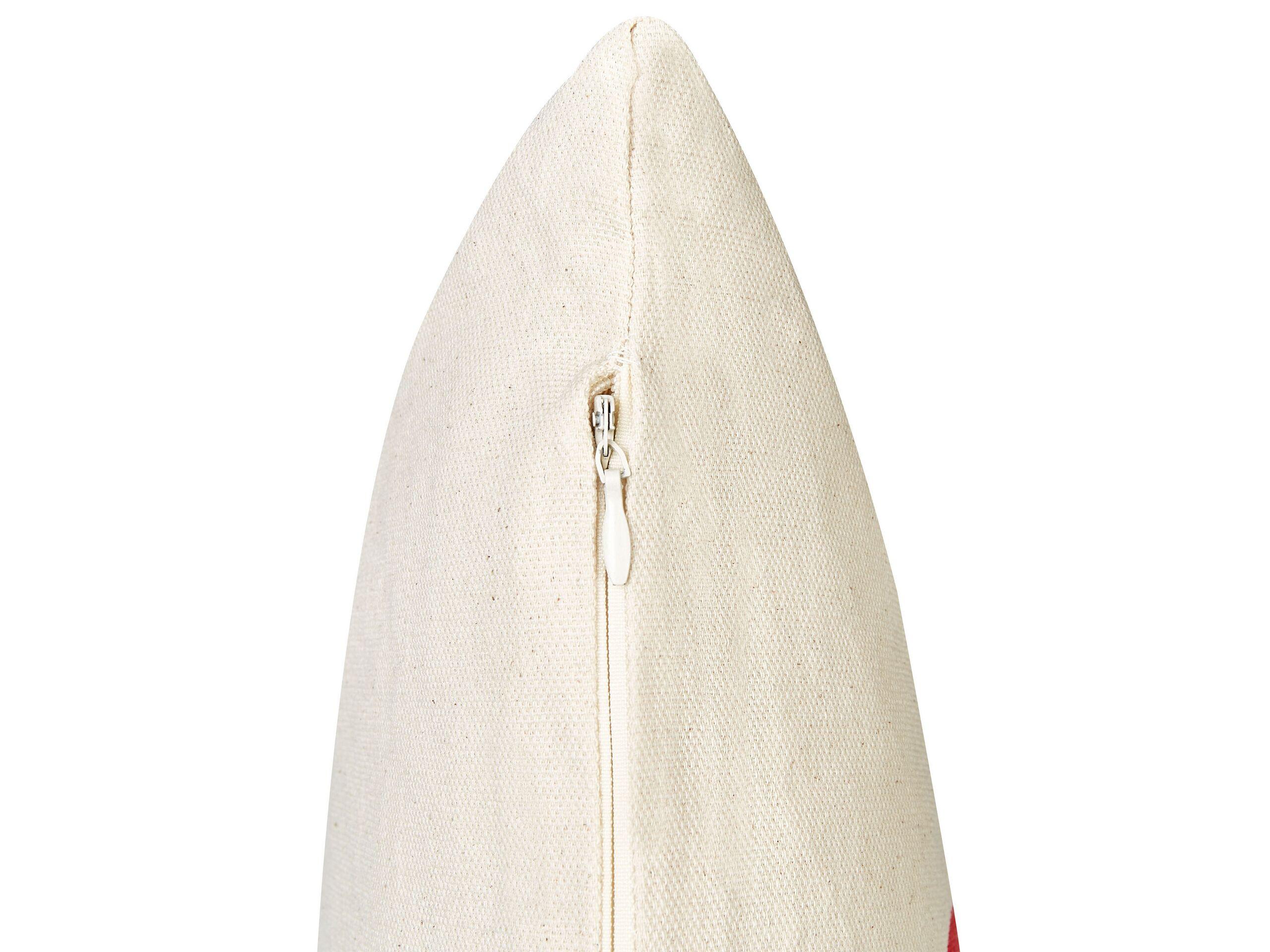 Beliani Dekokissen 2er Set aus Baumwolle Modern PLUMERIA  