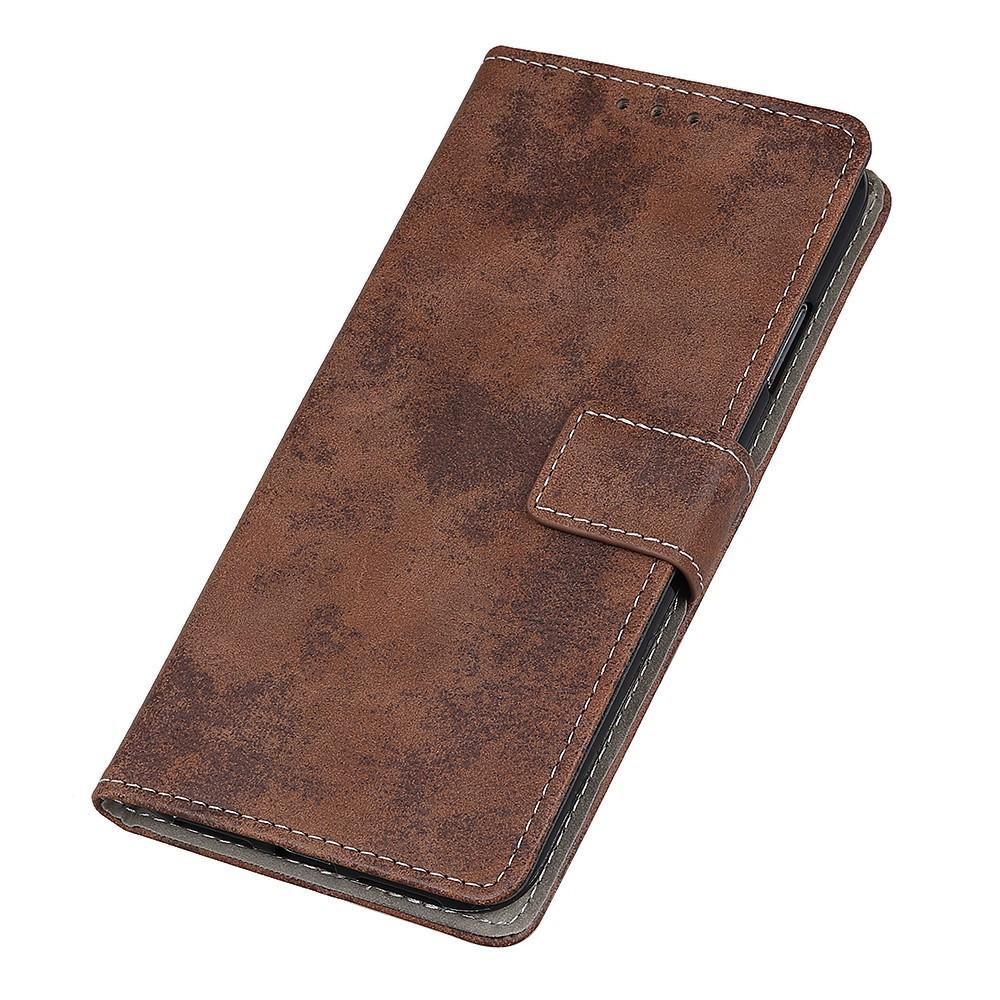 Cover-Discount  Galaxy A22 4G - Vintage Etui Wildleder Optik 