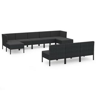 VidaXL Garten-sofagarnitur poly-rattan  