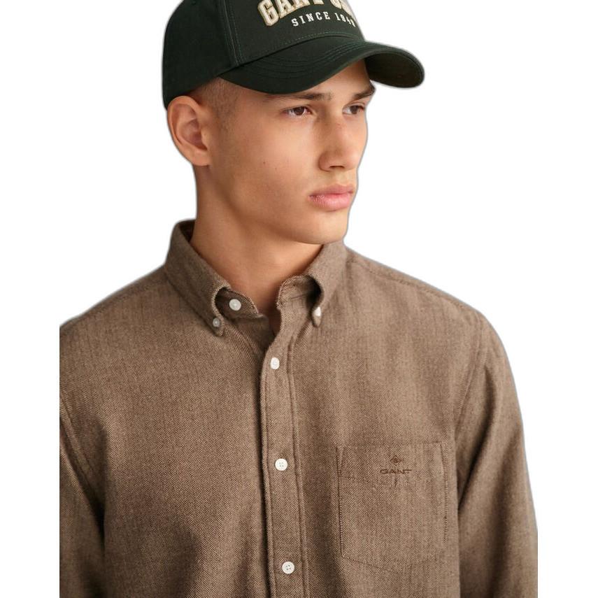 GANT  hemd reg ut herringbone 