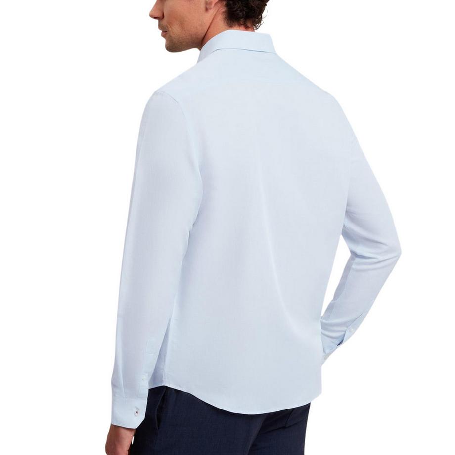 TED BAKER  Camicia Regolare Misto Lino Manica Lunga 