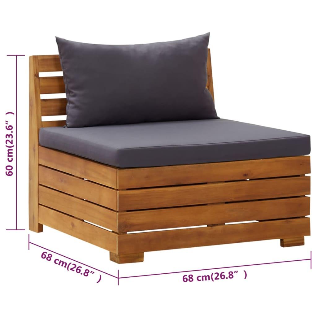 VidaXL Gartensofa akazienholz  