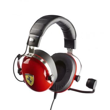 New! T.Racing Scuderia Ferrari Edition Kopfhörer Kabelgebunden Kopfband Gaming Schwarz, Rot