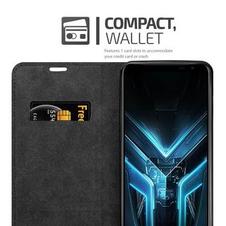 Cadorabo  Housse compatible avec Asus ROG Phone 3 - Coque de protection avec fermeture magnétique, fonction de support et compartiment pour carte 