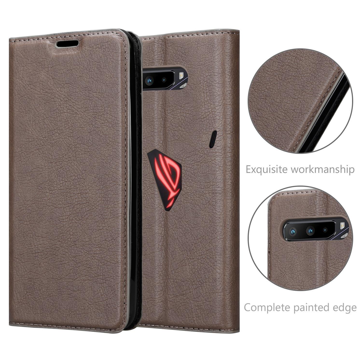 Cadorabo  Housse compatible avec Asus ROG Phone 3 - Coque de protection avec fermeture magnétique, fonction de support et compartiment pour carte 