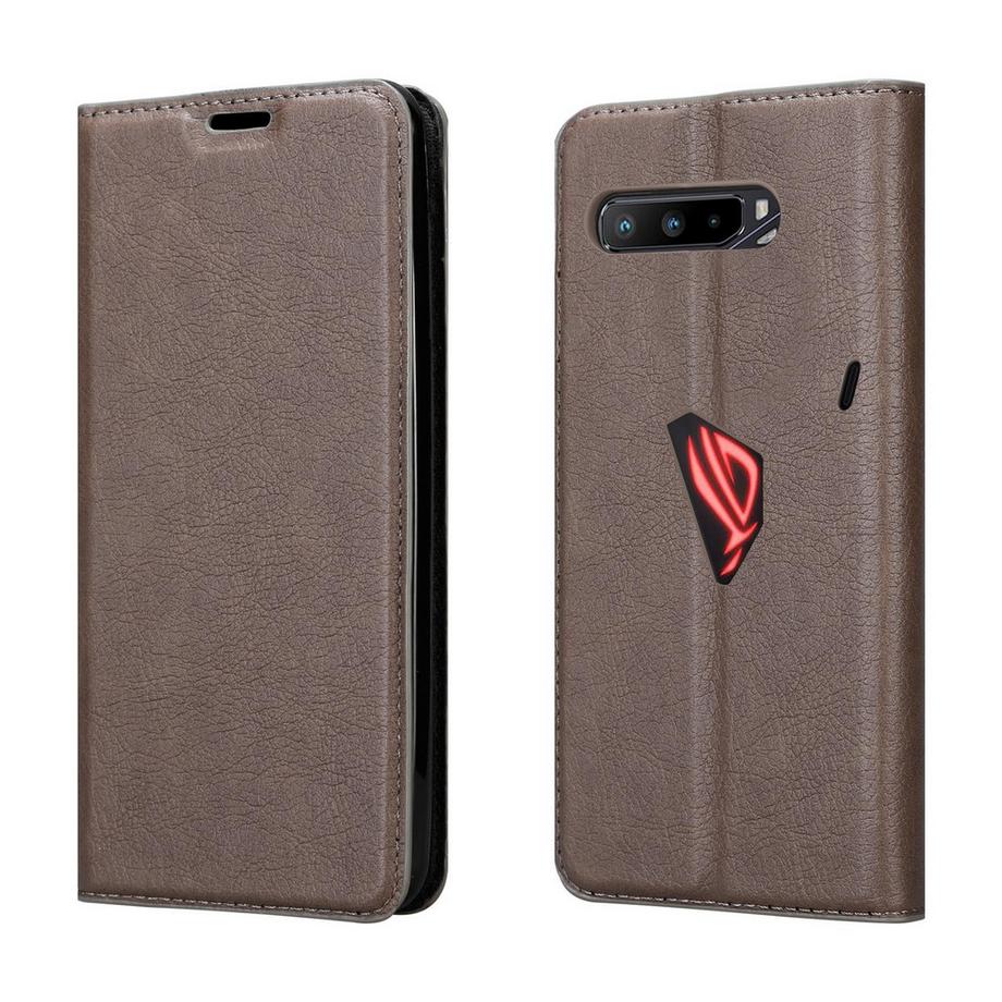 Cadorabo  Housse compatible avec Asus ROG Phone 3 - Coque de protection avec fermeture magnétique, fonction de support et compartiment pour carte 