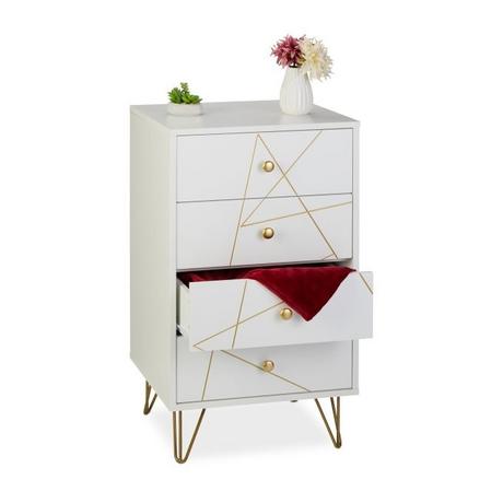 Northix Commode 4 tiroirs  