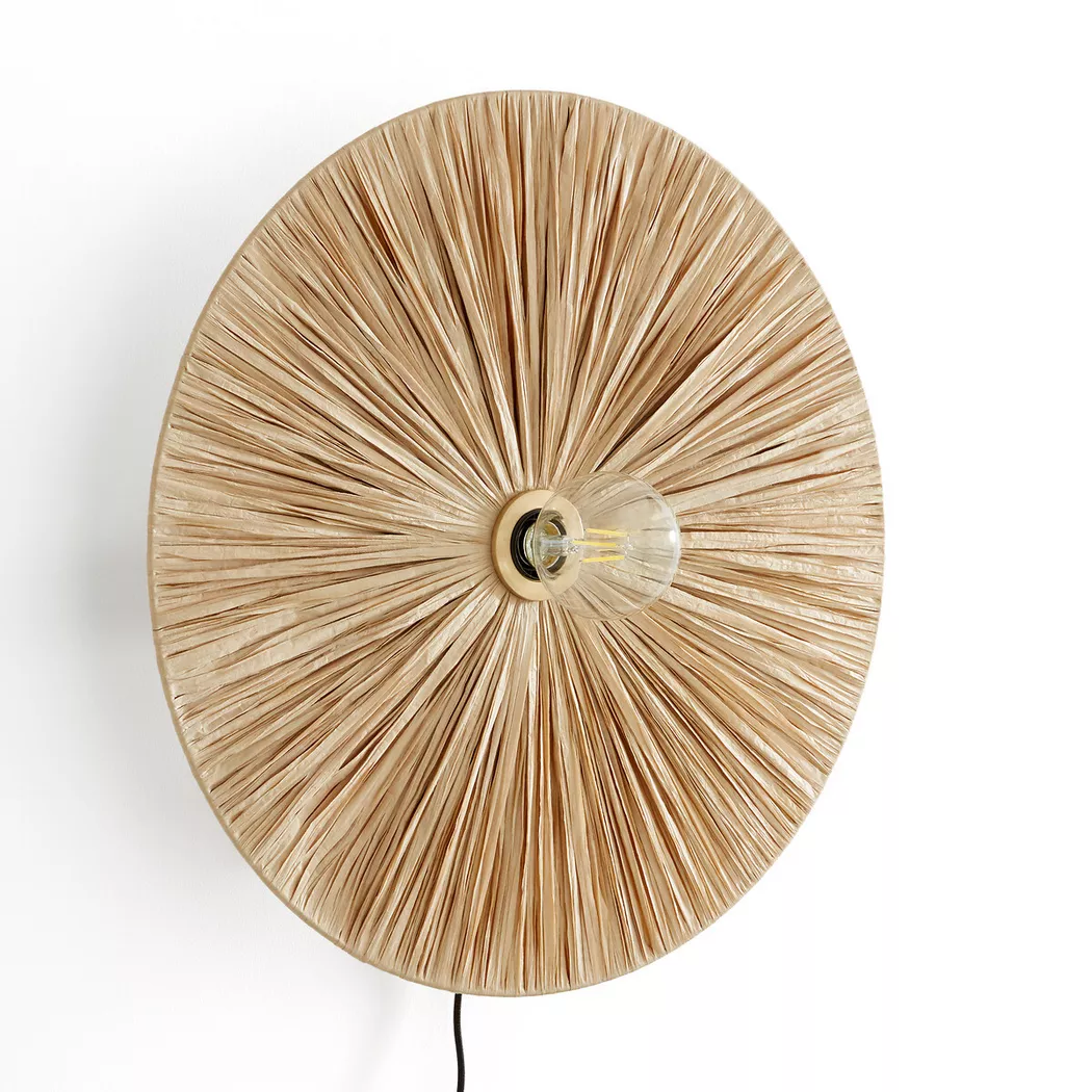 La Redoute Intérieurs – Wandleuchte Rafita, One Size, Beige