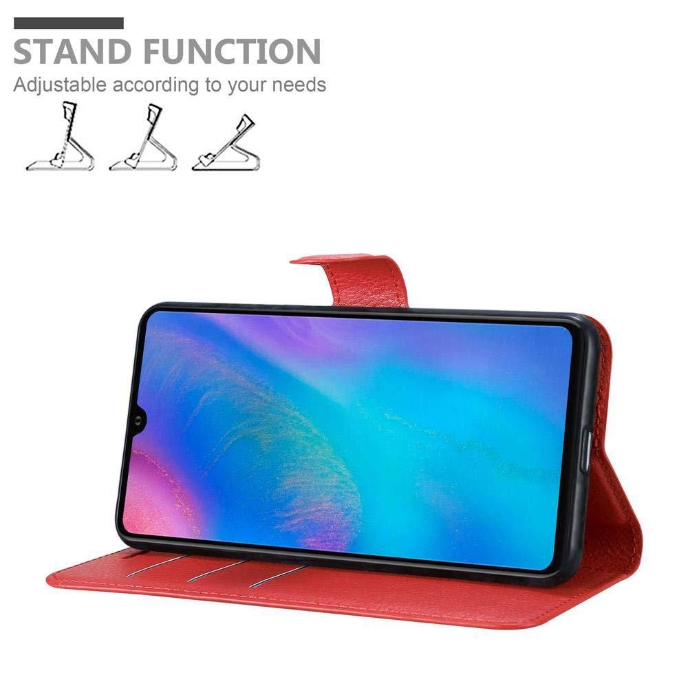 Cadorabo  Housse compatible avec Huawei P30 - Coque de protection avec fermeture magnétique, fonction de support et compartiment pour carte 