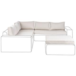 Beliani Outdoor Kissenbezug Set PALERMO  