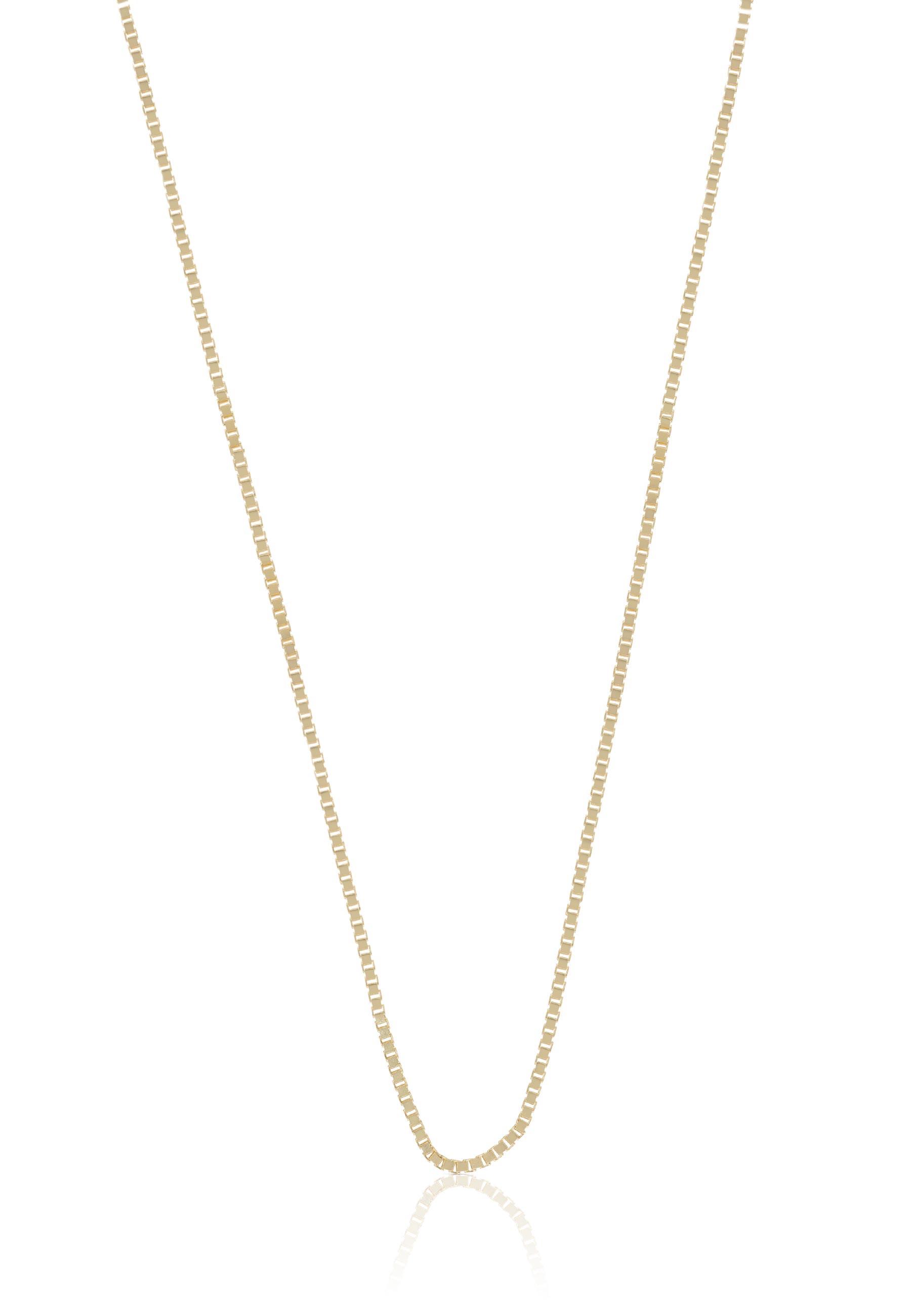 MUAU Schmuck  Collier Venezianer Gelbgold 750, 0.9mm, 38cm 