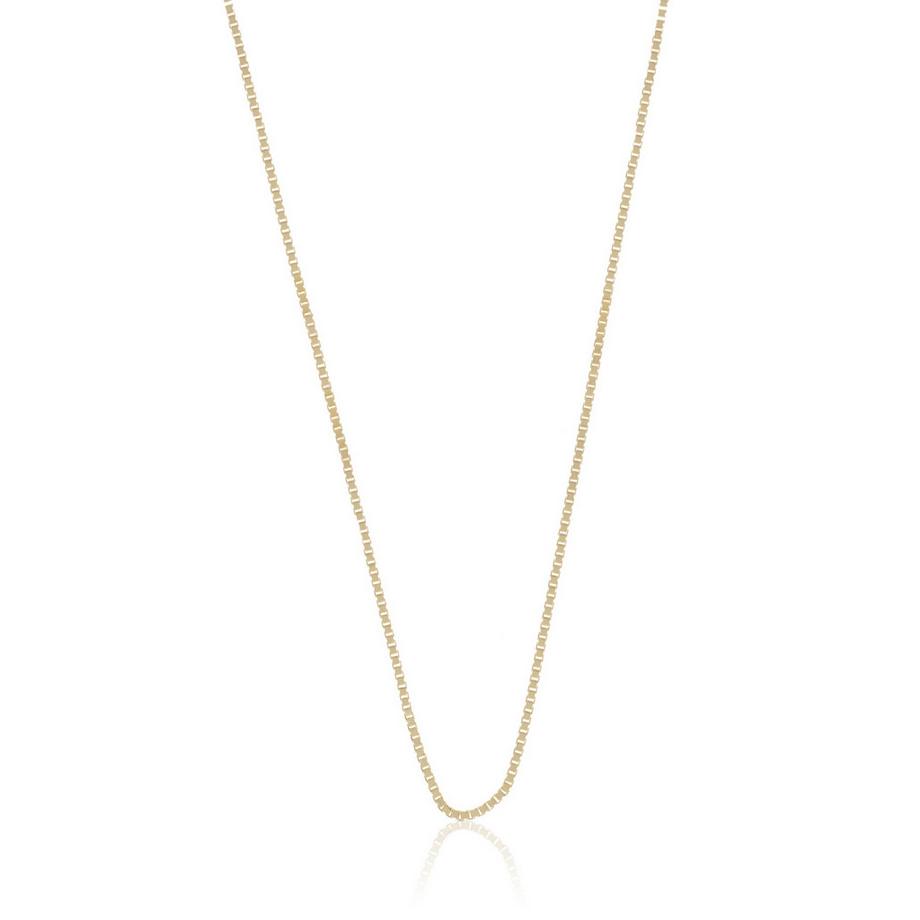 MUAU Schmuck  Collier Venezianer Gelbgold 750, 0.9mm, 38cm 