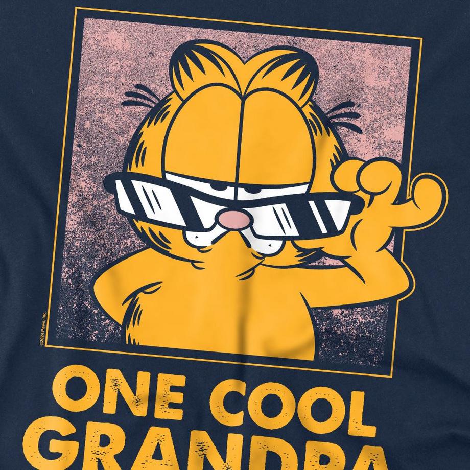 Garfield  One Cool Grandpa Maglietta Festa Del Papà 
