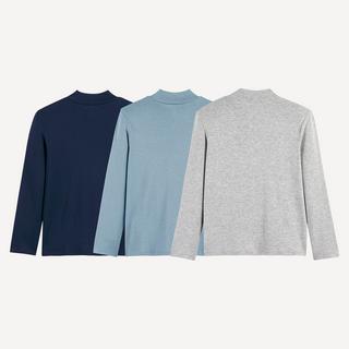 La Redoute Collections Lot de 3 Sous-pulls Col Roulé  