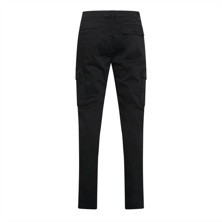 REPLAY Pantaloni Cargo Cotone Denim Aderente  