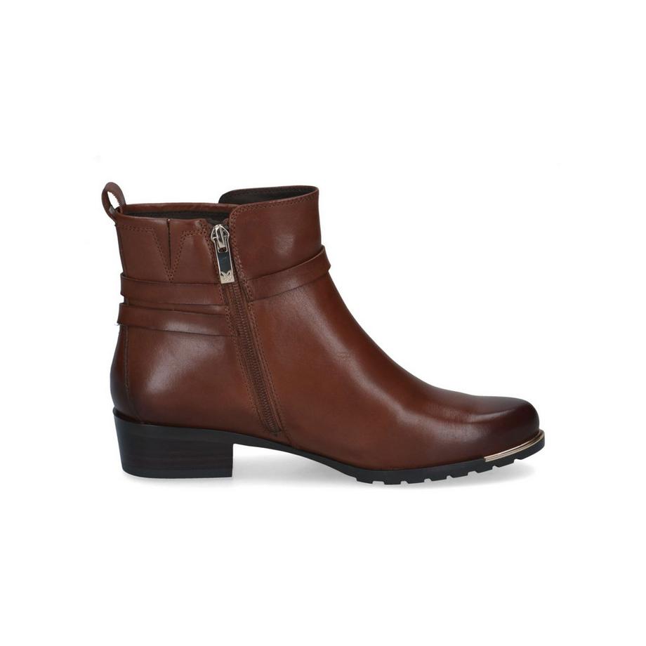 CAPRICE Buckle Detail Ankle Boots  