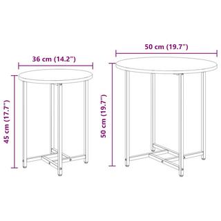 VidaXL Beistelltisch holzwerkstoff  