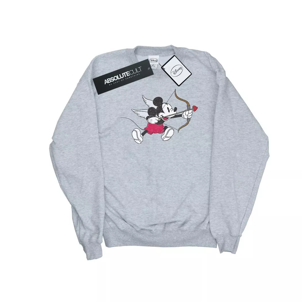 Disney - Love Cherub Sweatshirt, für Damen, Grau, Größe M