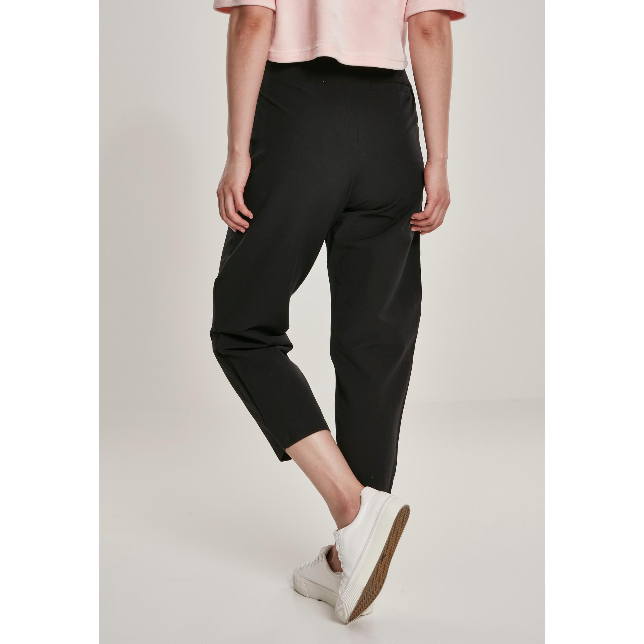 URBAN CLASSICS Urban Classic High Waist Cropped Pantaloni  