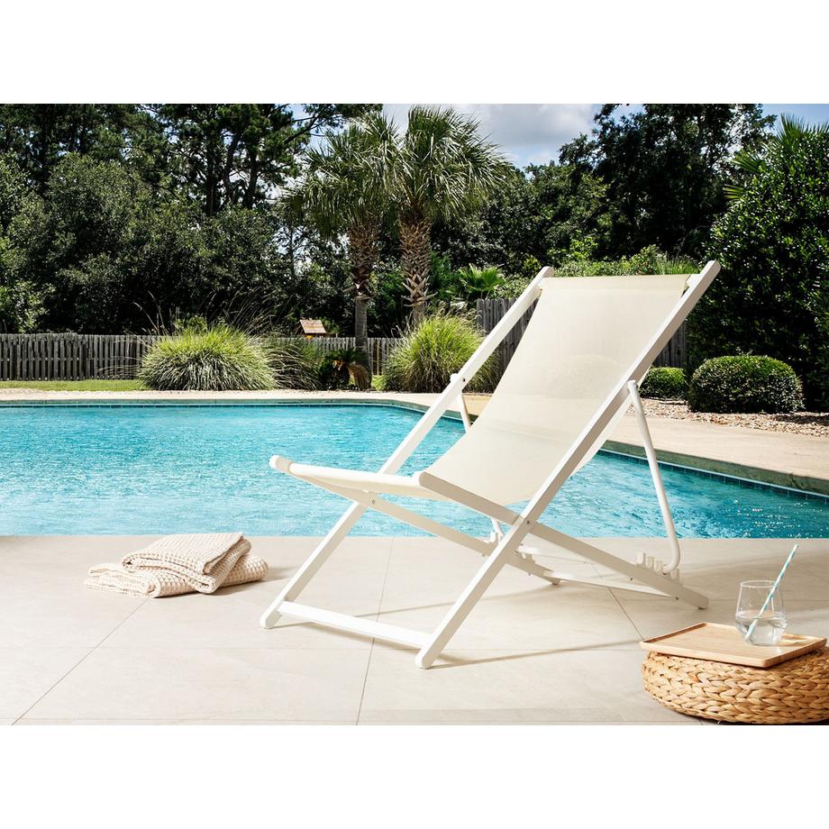 Beliani Chilienne pliante en Aluminium Traditionnel LOCRI II  