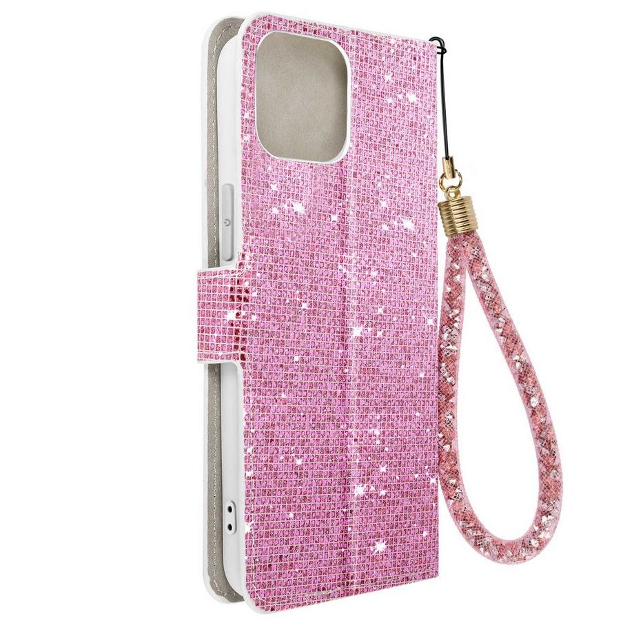 Avizar  Glitter-Hülle iPhone 15 Rosa 