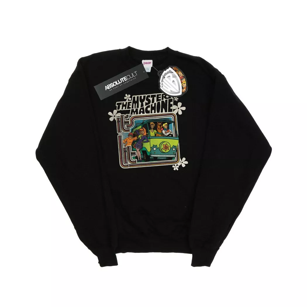 Scooby-Doo - Mystery Machine Sweatshirt, 152-158, Schwarz