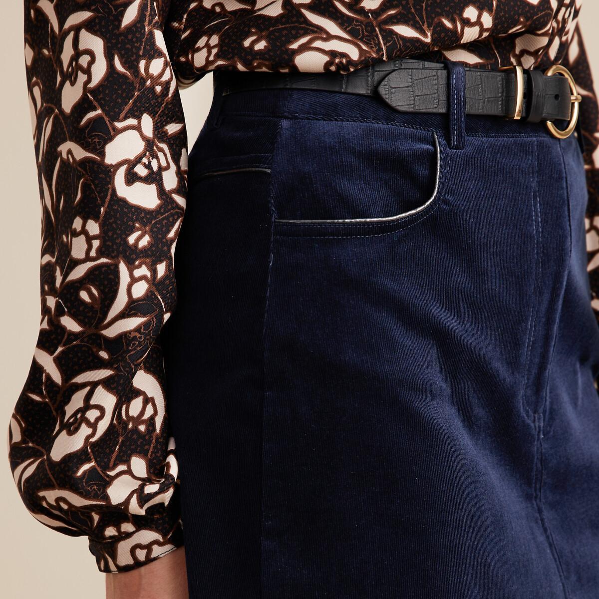 La Redoute Collections Ausgestellter Samtrock  